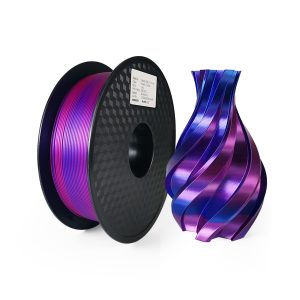 PLA Silk Bicolor - Blue / Fuchsia - 3D Filament
