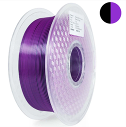 PLA Silk Bicolor - Purple / Black - 3D Filament